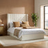 Maisey Ottoman Bed White Boucle